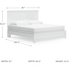 image:imageSignature Design by Ashley Maribel Full Size Traditional Panel Bed BlackKing