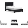 image:imageSignature Design by Ashley Maribel Full Size Traditional Panel Bed BlackQueen