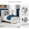 image:imageSignature Design by Ashley Maribel Full Size Traditional Panel Bed BlackTwin