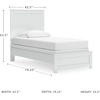 image:imageSignature Design by Ashley Maribel Full Size Traditional Panel Bed BlackTwin