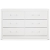 image:imageSignature Design by Ashley Marzoni 6 Drawer Wide Dresser WhiteDresser