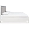image:imageSignature Design by Ashley Marzoni 6 Drawer Wide Dresser WhiteKing Upholstered Bed