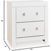 image:imageSignature Design by Ashley Marzoni 6 Drawer Wide Dresser WhiteNightstand