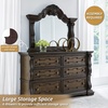 image:imageSignature Design by Ashley Maylee 6 Drawer Dresser with Mirror Dark BrownDark Brown