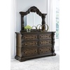 image:imageSignature Design by Ashley Maylee 6 Drawer Dresser with Mirror Dark BrownDark Brown