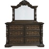 image:imageSignature Design by Ashley Maylee 6 Drawer Dresser with Mirror Dark BrownDark Brown