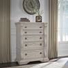 image:imageSignature Design by Ashley Maylee King Size Bed Frame and Headboard BrownAntique White