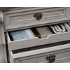 image:imageSignature Design by Ashley Maylee King Size Bed Frame and Headboard BrownAntique White