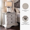 image:imageSignature Design by Ashley Maylee King Size Bed Frame and Headboard BrownAntique White