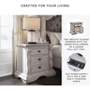 image:imageSignature Design by Ashley Maylee King Size Bed Frame and Headboard BrownAntique White