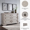 image:imageSignature Design by Ashley Maylee King Size Bed Frame and Headboard BrownAntique White