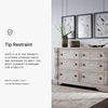 image:imageSignature Design by Ashley Maylee King Size Bed Frame and Headboard BrownAntique White