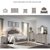 image:imageSignature Design by Ashley Maylee King Size Bed Frame and Headboard BrownAntique White