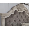 image:imageSignature Design by Ashley Maylee King Size Bed Frame and Headboard BrownAntique White
