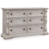 image:imageSignature Design by Ashley Maylee King Size Bed Frame and Headboard BrownAntique White