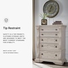 image:imageSignature Design by Ashley Maylee King Size Bed Frame and Headboard BrownAntique White