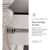 image:imageSignature Design by Ashley Maylee King Size Bed Frame and Headboard BrownAntique White