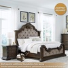 image:imageSignature Design by Ashley Maylee King Size Bed Frame and Headboard BrownDark Brown