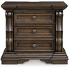 image:imageSignature Design by Ashley Maylee King Size Bed Frame and Headboard BrownDark Brown