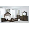 image:imageSignature Design by Ashley Maylee King Size Bed Frame and Headboard BrownDark Brown