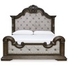 image:imageSignature Design by Ashley Maylee King Size Bed Frame and Headboard BrownDark Brown