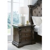 image:imageSignature Design by Ashley Maylee King Size Bed Frame and Headboard BrownDark Brown