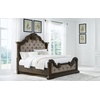 image:imageSignature Design by Ashley Maylee King Size Bed Frame and Headboard BrownDark Brown