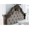 image:imageSignature Design by Ashley Maylee King Size Bed Frame and Headboard BrownDark Brown