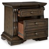 image:imageSignature Design by Ashley Maylee King Size Bed Frame and Headboard BrownDark Brown