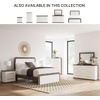 image:imageSignature Design by Ashley Mazilar Contemporary Nightstand with Two Drawers USB Charging Wood 2531 W x 1555 D x 2508 H Dark BrownMatte White5 Drawer Chest