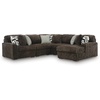 image:imageSignature Design by Ashley MidnightMadness Jumbo Corduroy Chair and a HalfBrown