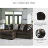 image:imageSignature Design by Ashley MidnightMadness Jumbo Corduroy Chair and a HalfBrown