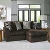 image:imageSignature Design by Ashley MidnightMadness Jumbo Corduroy Chair and a HalfBrown