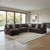 image:imageSignature Design by Ashley MidnightMadness Jumbo Corduroy Chair and a HalfBrown