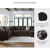 image:imageSignature Design by Ashley MidnightMadness Jumbo Corduroy Chair and a HalfBrown