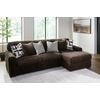 image:imageSignature Design by Ashley MidnightMadness Jumbo Corduroy Chair and a HalfBrown