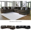 image:imageSignature Design by Ashley MidnightMadness Jumbo Corduroy Chair and a HalfBrown