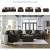 image:imageSignature Design by Ashley MidnightMadness Jumbo Corduroy Chair and a HalfBrown
