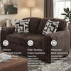 image:imageSignature Design by Ashley MidnightMadness Jumbo Corduroy Chair and a HalfBrown