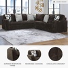 image:imageSignature Design by Ashley MidnightMadness Jumbo Corduroy Chair and a HalfBrown