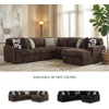 image:imageSignature Design by Ashley MidnightMadness Jumbo Corduroy Chair and a HalfBrown