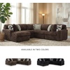 image:imageSignature Design by Ashley MidnightMadness Jumbo Corduroy Chair and a HalfBrown