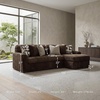 image:imageSignature Design by Ashley MidnightMadness Jumbo Corduroy Chair and a HalfBrown