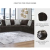 image:imageSignature Design by Ashley MidnightMadness Jumbo Corduroy Chair and a HalfBrown
