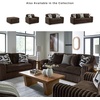 image:imageSignature Design by Ashley MidnightMadness Jumbo Corduroy Chair and a HalfBrown