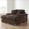 image:imageSignature Design by Ashley MidnightMadness Jumbo Corduroy Chair and a HalfBrown
