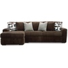 image:imageSignature Design by Ashley MidnightMadness Jumbo Corduroy Chair and a HalfBrown