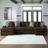 image:imageSignature Design by Ashley MidnightMadness Jumbo Corduroy Chair and a HalfBrown