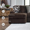 image:imageSignature Design by Ashley MidnightMadness Jumbo Corduroy Chair and a HalfBrown