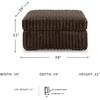 image:imageSignature Design by Ashley MidnightMadness Jumbo Corduroy Chair and a HalfBrown